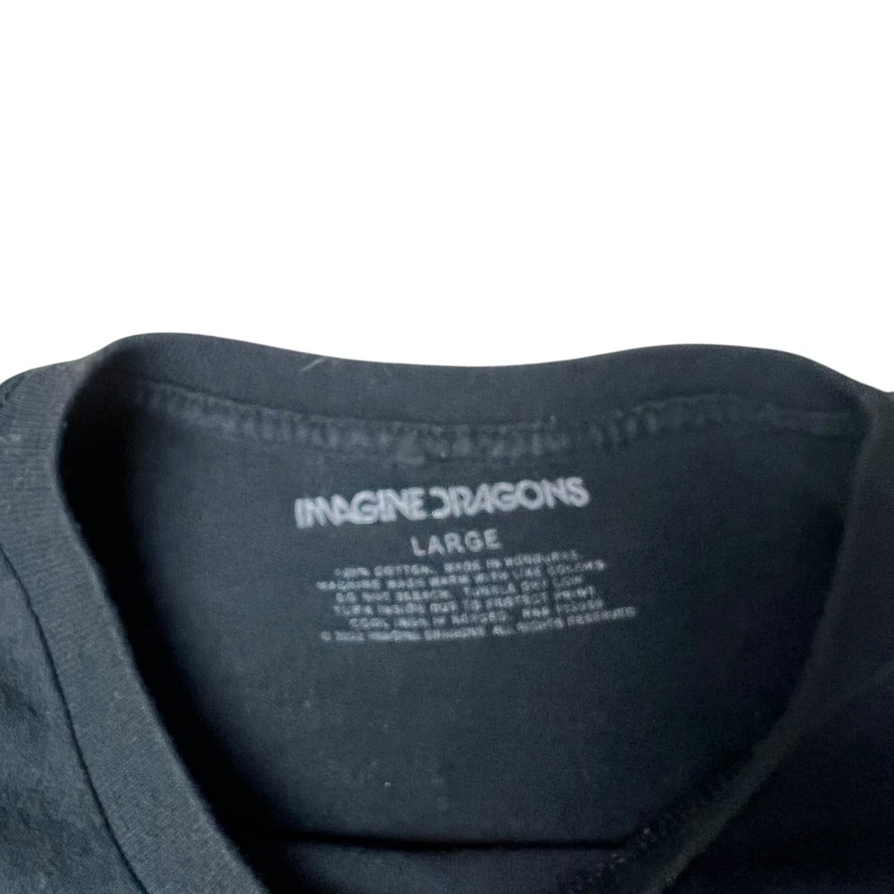 Imagine Dragons Mercury World Tour 2022 Black Graphic T-Shirt Mens Large L - Picture 3 of 6